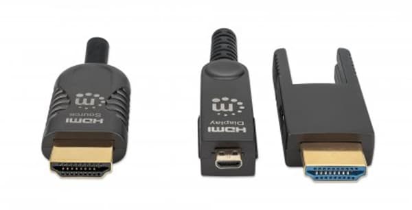 Manhattan 355537 HDMI-kabel 50 m HDMI Type A (Standard) HDMI Type D (Micro) Sort