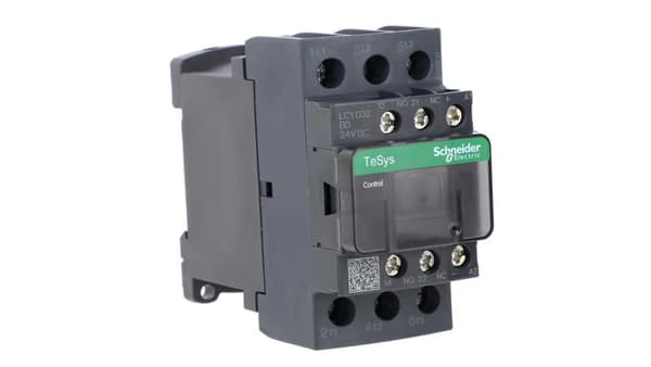 TeSys Deca Effektkontaktor 32A 3P 24V DC 1Z 1R LC1D32BD
