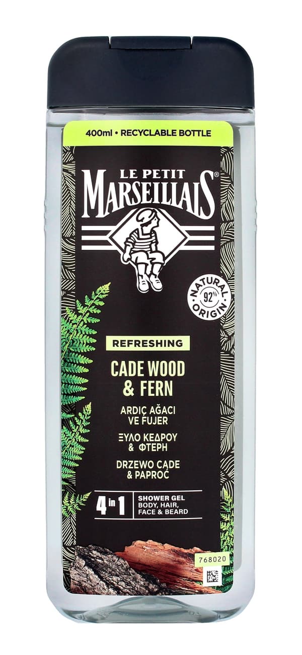 Le Petit Marseillais Duschgel 3in1 En och Ormbunke 400ml