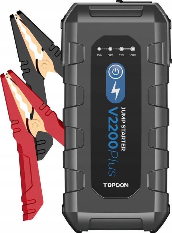 TOPDON Auton Käynnistysapu V2200Plus, 1600mAh