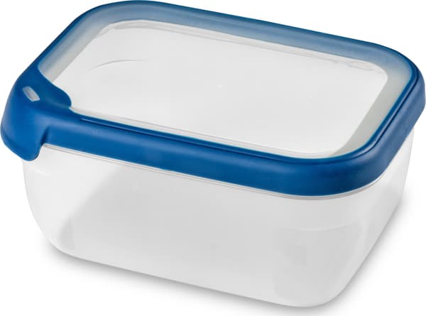 CURVER REKTANGULÄR BEHÅLLARE 1,8L /TRANSPARENT/ BLÅ