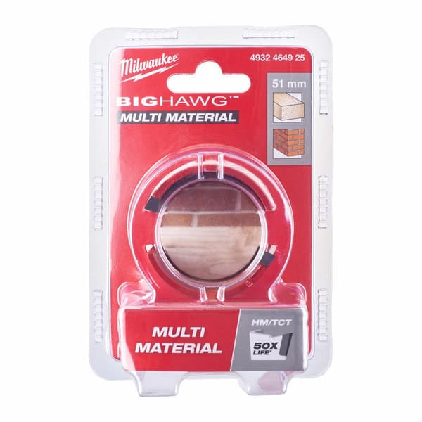 MILWAUKEE HÅLSÅG BIG HAWG 51mm MULTI MATERIAL