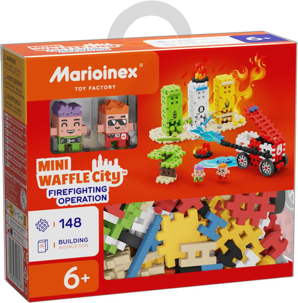 Mini Waffle City 148 delar Brandinsats