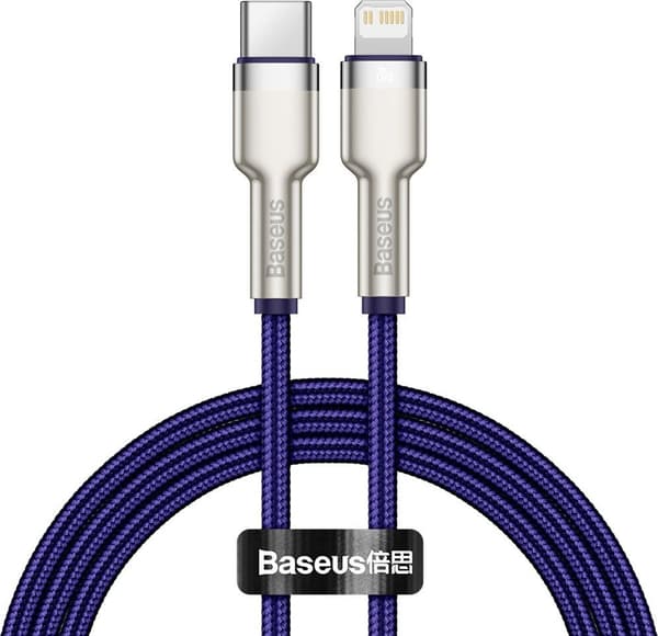 Baseus USB-C USB-kaapeli - Lightning 1 m violetti (baseus_20210316153516)