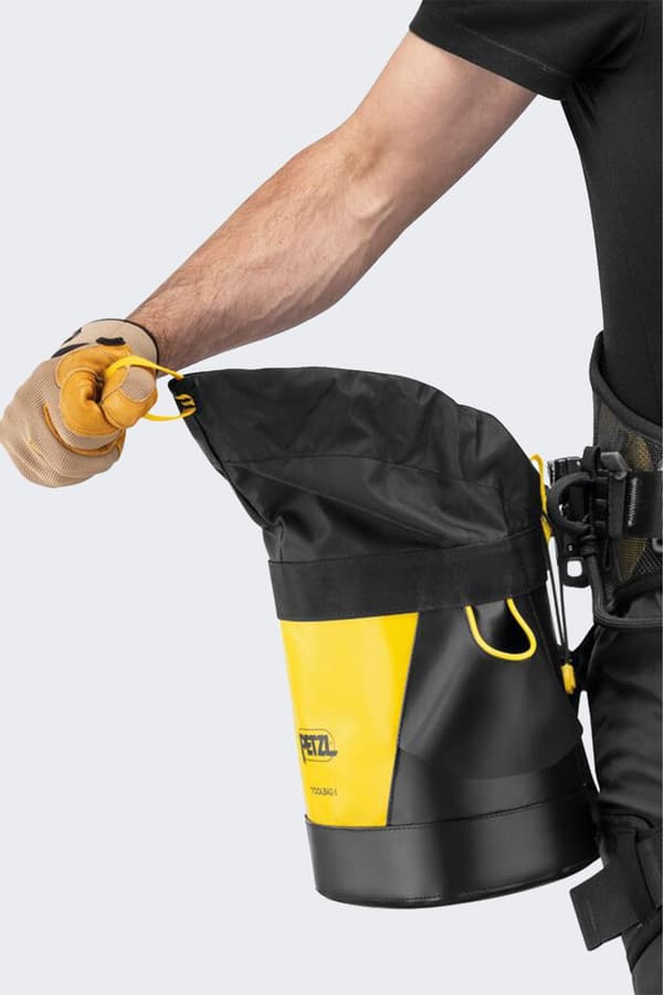 Petzl Toolbag 6 SORTGUL Værktøjstaske