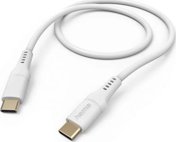 Kabel USB Hama USB-C - USB-C 1,5 m Hvid (002015770000)