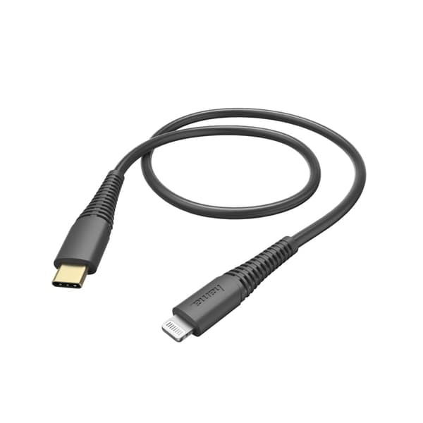 Hama USB-C - Lightning 1,5 m sort