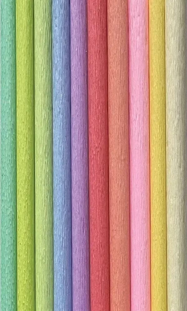 Bibula krøllet Pastel Mini mix (10 stk)