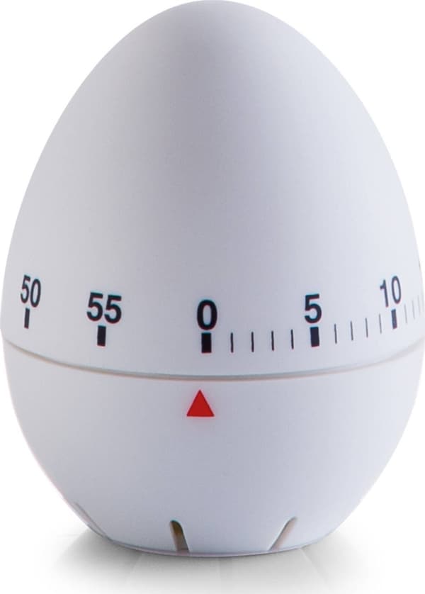 Nedräkningstimer Zeller Köksklocka äggformad, Ø 6 cm