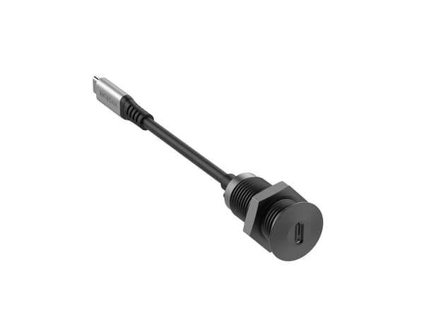 Vivolink PROUSBCMF0.3SOCKET-B USB-kaapeli 0,3 m USB 3.2 Gen 2 (3.1 Gen 2) USB C Musta