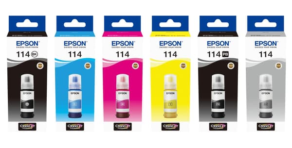 Epson EcoTank valokuvamusta T 114 70 ml T 07B1