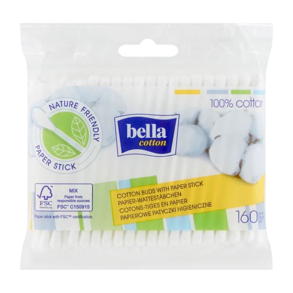 Bella Cotton hygienpinnar 160 st