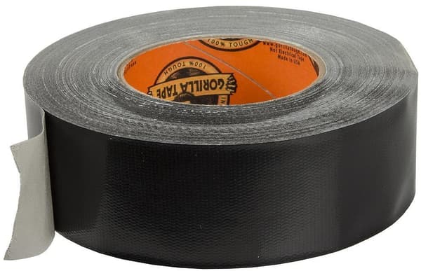Reparationstape Gorilla Sort, enkeltsidet, 32 m x 4,8 cm x 430