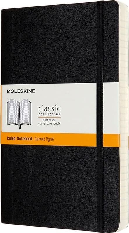 Notesbog Classic 13x21 linjer sort MOLESKINE