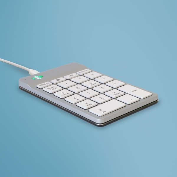 R-Go Tools Numpad Break R-Go, numeriskt tangentbord, trådbundet, vitt