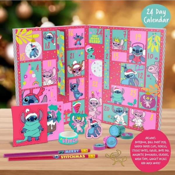 PALADONE Disney Stitch Papirvarer 24 Dages Julekalender