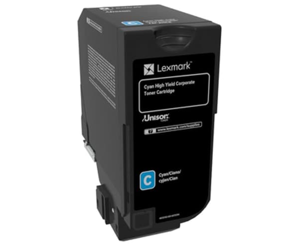 Lexmark patron cyan (74C2HCE)