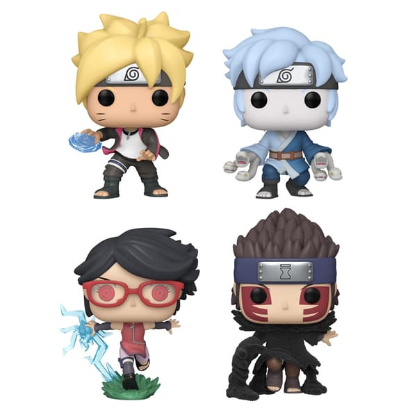 POP-paket 4 figurer Boruto Exklusiv
