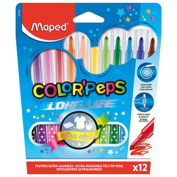 Maped Colorpeps Triple Pen 12 farver (205569)