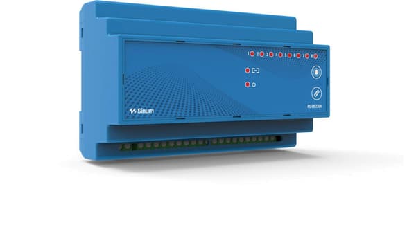 SINUM PS-08m 230 DIN-skinne relæ blå