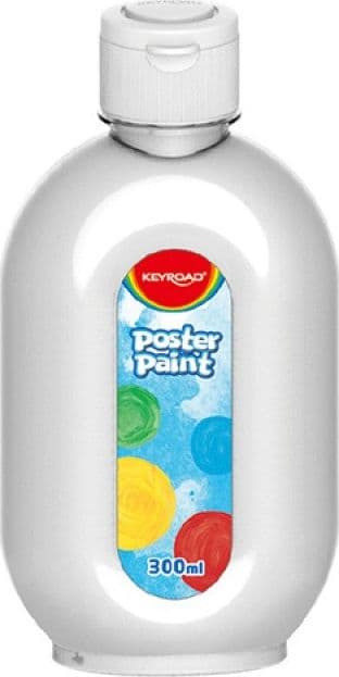 Keyroad Affischfärg i flaska vit 300 ml