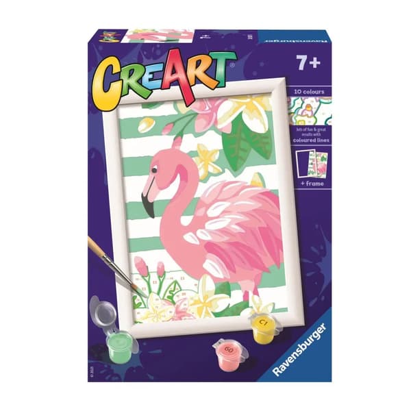 Ravensburger CreArt til børn: Lyserød flamingo