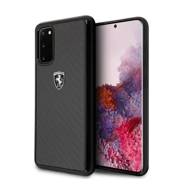 Ferrari Hardcase FEHCAHCS62BK S20 G980 sort/sort Carbon Heritage