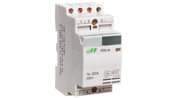 F&F Modulær Kontaktor 25A 3Z 0R 230V AC (ST25-30)