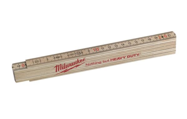 Foldemålestok træ 2m/ 16mm MILWAUKEE
