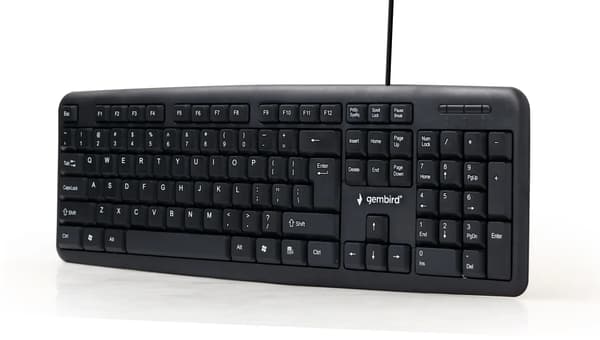 Tastatur GEMBIRD 8716309083980 Sort