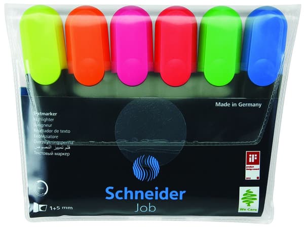 Job Highlighters 6 farver