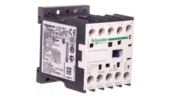 Effektkontaktor 9 A 3P 3Z 115V AC LC1K0901F7