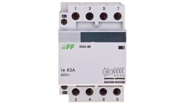 F&F Modulær Kontaktor 63A 3Z 1R 230V AC (ST63-31)