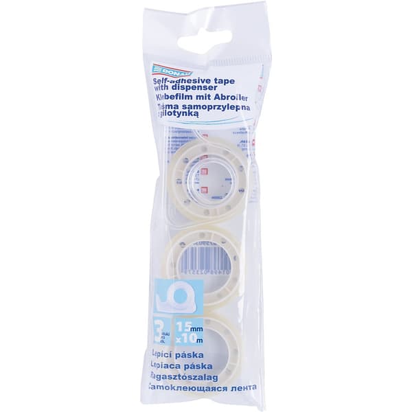 Donau Office Teippi DONAU, 15mm, 10m, 3kpl