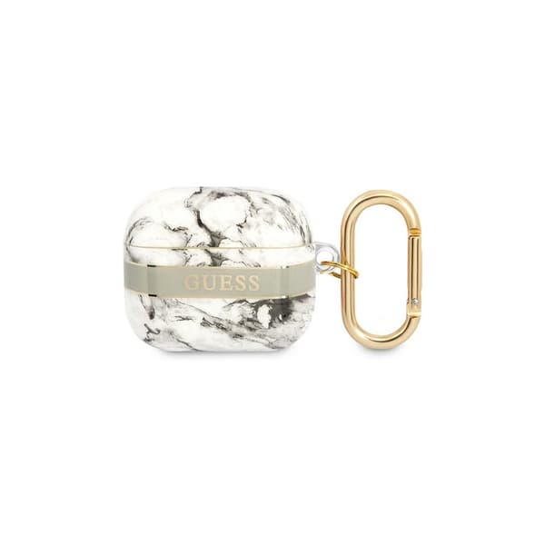 Guess GUA3HCHMAG AirPods 3 -kuori harmaa/harmaa Marble Strap Collection