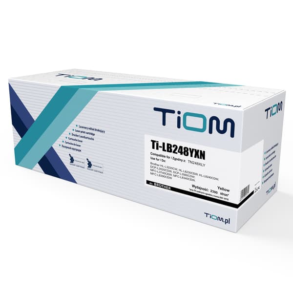 Tiom Toner til Brother 248YXN | TN248XLY | 2300 sider | gul