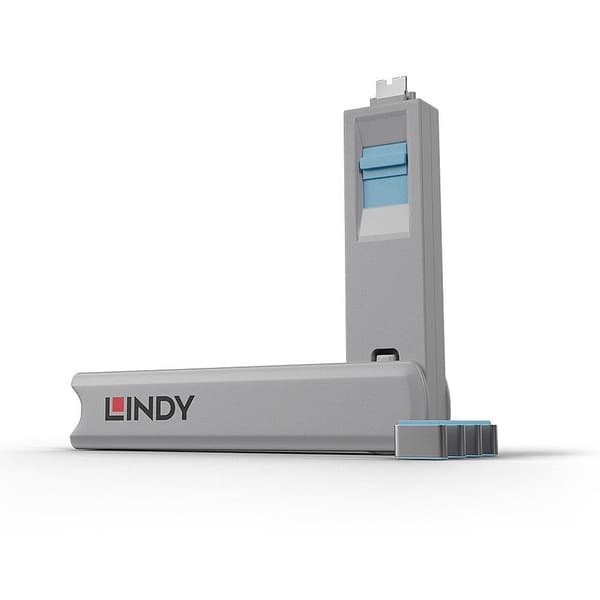 Lindy port støvhætte 1 stk, Blå, Desktop 40465, Blå, Desktop PC/Workstation, Notebook, 1 stk