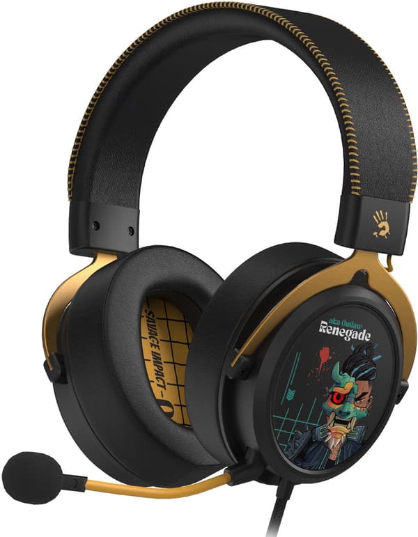 A4TECH BLOODY M595 USB Renegade Midnight Hovedtelefoner