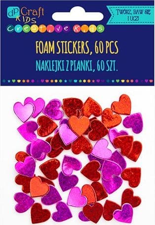 Holografiset sydänvaahtomuovitarrat 60 kpl