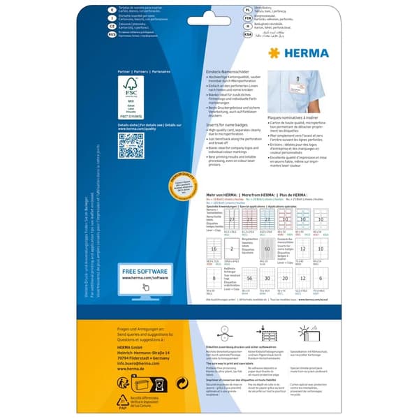 Herma Nimikyltit 90x60 mm (9012)