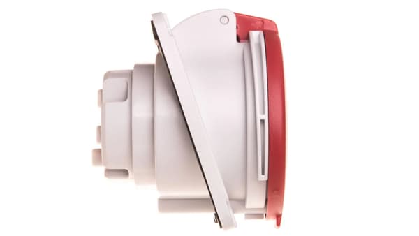 Teräspistorasia 5P 32A 400V punainen IP44 PKF32F435