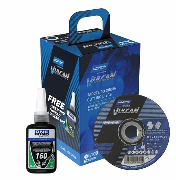 NORTON SHIELD.VULCAN 125 x 1.6 /100st+ LIM ONE BOND
