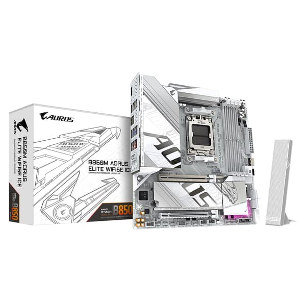 AORUS B850M ELITE WIFI6E ICE - emolevy - micro ATX - Socket AM5 - AMD B850