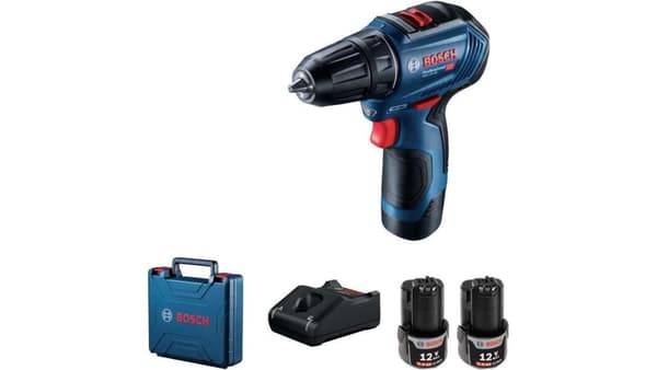 Bosch Sladdlös Borrmaskin GSR 12V-30 2*2.0AH