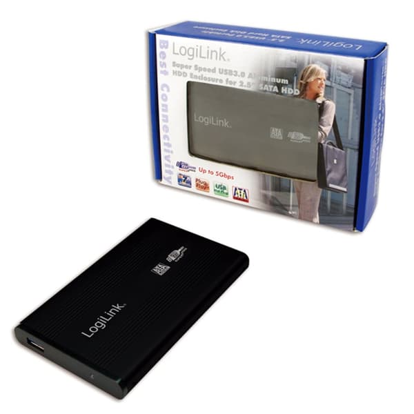 LogiLink-kotelo UA0106 - 2,5\" SATA-kiintolevy - USB 3.0