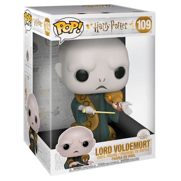 FUNKO POP HP: HARRY POTTER - 10\" VOLDEMORT MED NAGINI