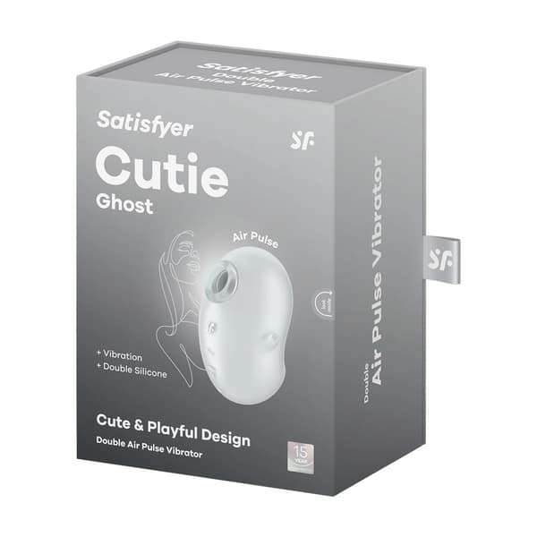 Satisfyer Cutie Ghost Air Pulse Intimate Device Vit Vattentät
