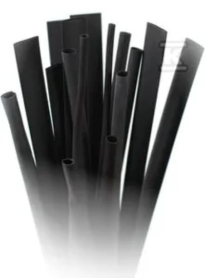 KRYMPSLANG 19/9.5 SVART PCS=100MB RULLAR