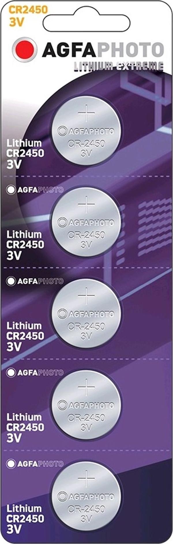 Agfa-paristo CR2450 5 kpl