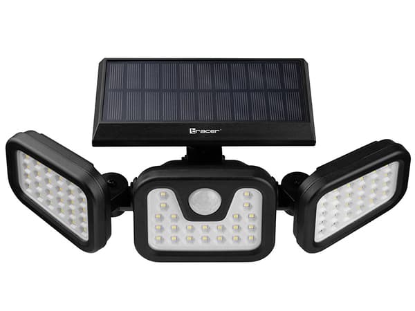 TRACER SATURN LED Rörelsesensor Solar Strålkastare